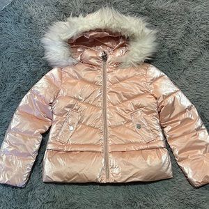 ⭐️HOST PICK⭐️ Girls Michael Kors Winter Jacket Pink Puffer • BNNT